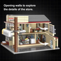 Thumbnail for Building Blocks MOC Creator Expert City Tofu Store House Bricks Toy - 4