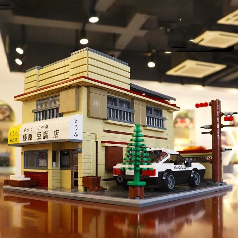 Building Blocks MOC Creator Expert City Tofu Store House Bricks Toy - 11