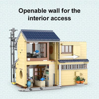 Thumbnail for Building Blocks MOC Creator Expert Japanese Tea House Store Shop Bricks Toy - 7