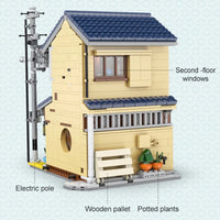 Thumbnail for Building Blocks MOC Creator Expert Japanese Tea House Store Shop Bricks Toy Construction Set Toys - 6