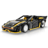 Thumbnail for Building Blocks MOC Experts Super Drift Racing Car Bricks Kids Toys C63001 - 1