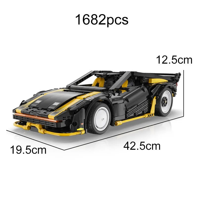 Building Blocks MOC Experts Super Drift Racing Car Bricks Kids Toys C63001 - 3