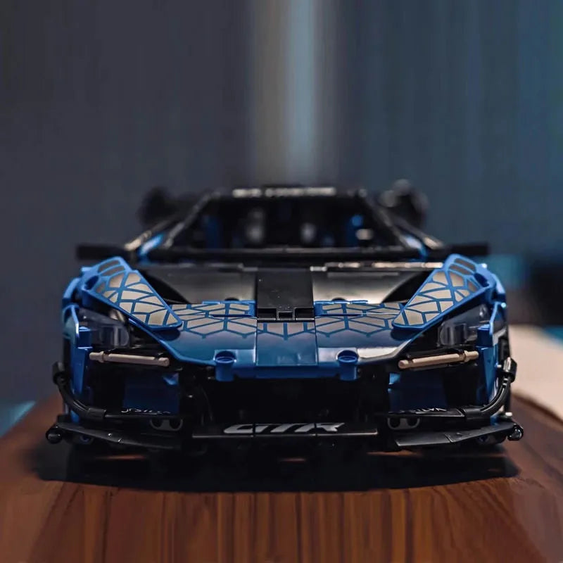 Building Blocks MOC McLaren Senna GTR Racing Sports Car Bricks Toys - 15