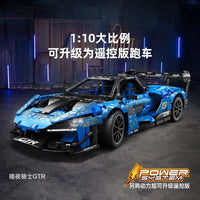 Thumbnail for Building Blocks MOC McLaren Senna GTR Racing Sports Car Bricks Toys - 7