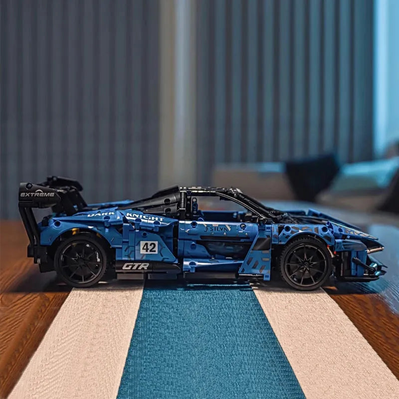 Building Blocks MOC McLaren Senna GTR Racing Sports Car Bricks Toys - 17