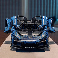 Thumbnail for Building Blocks MOC McLaren Senna GTR Racing Sports Car Bricks Toys - 12