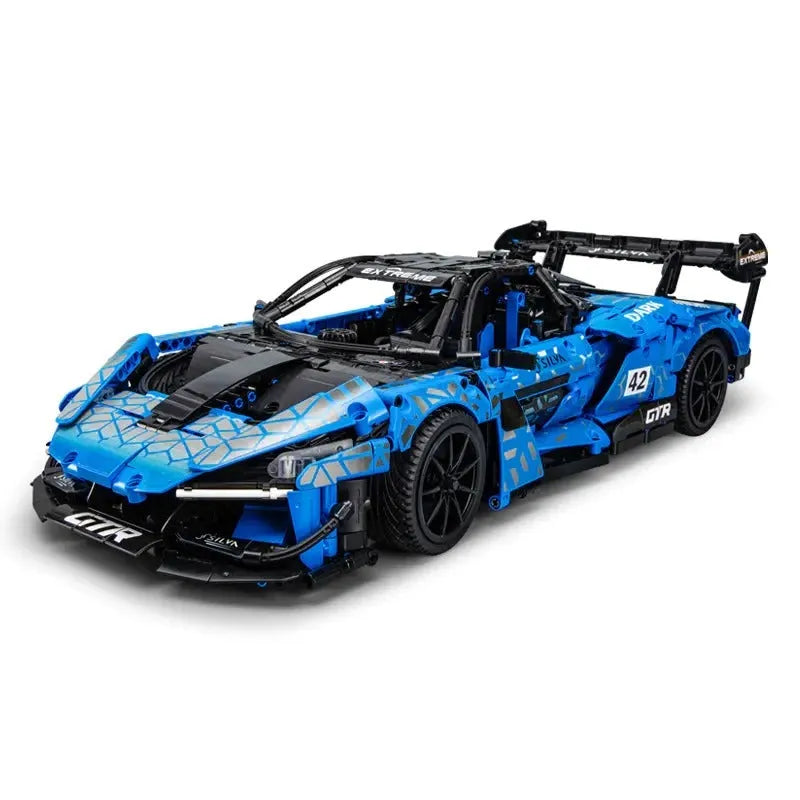 Building Blocks MOC McLaren Senna GTR Racing Sports Car Bricks Toys - 1