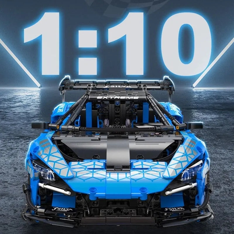 Building Blocks MOC McLaren Senna GTR Racing Sports Car Bricks Toys - 2
