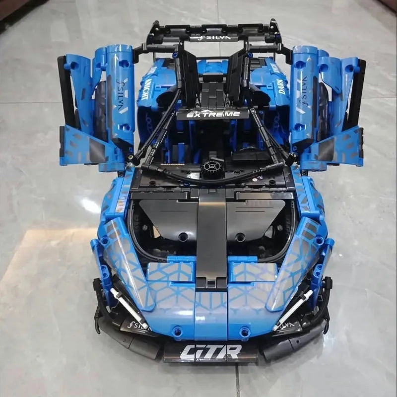 Building Blocks MOC McLaren Senna GTR Racing Sports Car Bricks Toys - 19