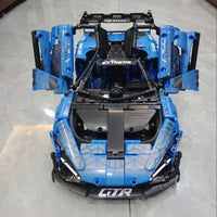 Thumbnail for Building Blocks MOC McLaren Senna GTR Racing Sports Car Bricks Toys - 19