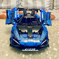 Thumbnail for Building Blocks MOC McLaren Senna GTR Racing Sports Car Bricks Toys - 21