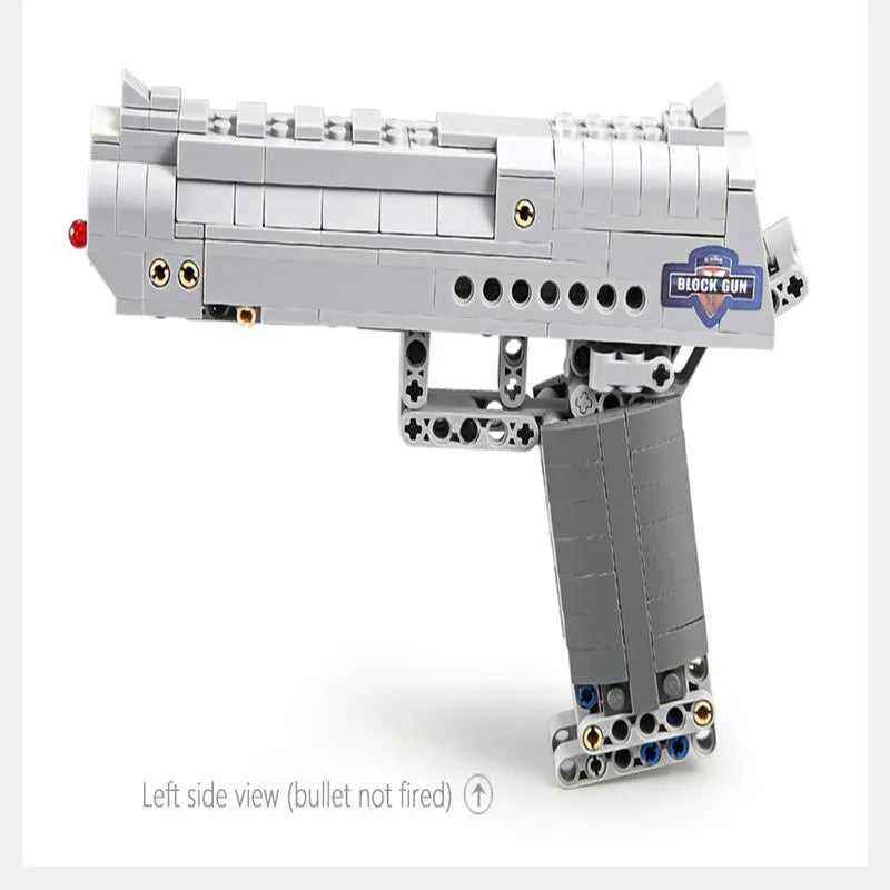 Building Blocks MOC Military Weapon Desert Eagle Pistol Gun Bricks Toys Construction Set Toys - 15