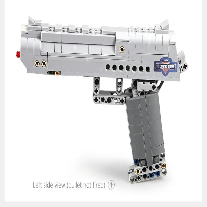 Building Blocks MOC Military Weapon Desert Eagle Pistol Gun Bricks Toys - 15