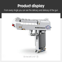 Thumbnail for Building Blocks MOC Military Weapon Desert Eagle Pistol Gun Bricks Toys Construction Set Toys - 13