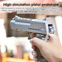 Thumbnail for Building Blocks MOC Military Weapon Desert Eagle Pistol Gun Bricks Toys Construction Set Toys - 7