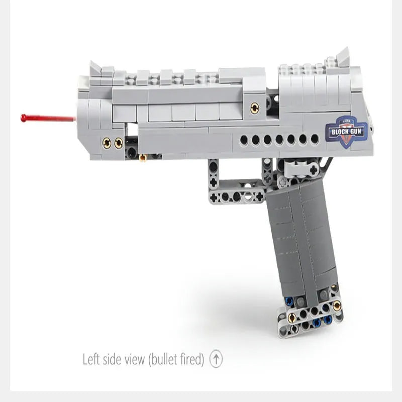 Building Blocks MOC Military Weapon Desert Eagle Pistol Gun Bricks Toys Construction Set Toys - 16