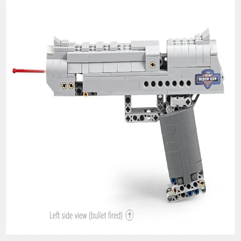 Building Blocks MOC Military Weapon Desert Eagle Pistol Gun Bricks Toys - 16