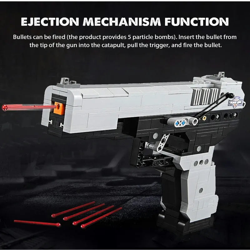 Building Blocks MOC Military Weapon SWAT Combat Pistol Gun Bricks Toys Construction Set Toys - 4