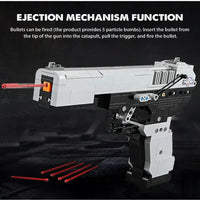 Thumbnail for Building Blocks MOC Military Weapon SWAT Combat Pistol Gun Bricks Toys - 4