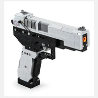 Thumbnail for Building Blocks MOC Military Weapon SWAT Combat Pistol Gun Bricks Toys - 8