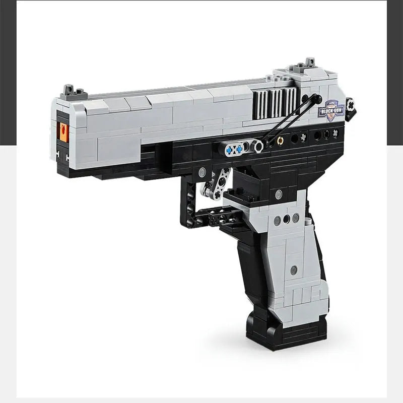 Building Blocks MOC Military Weapon SWAT Combat Pistol Gun Bricks Toys - 7