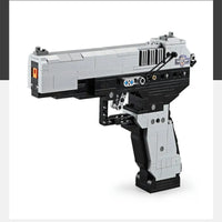 Thumbnail for Building Blocks MOC Military Weapon SWAT Combat Pistol Gun Bricks Toys - 7
