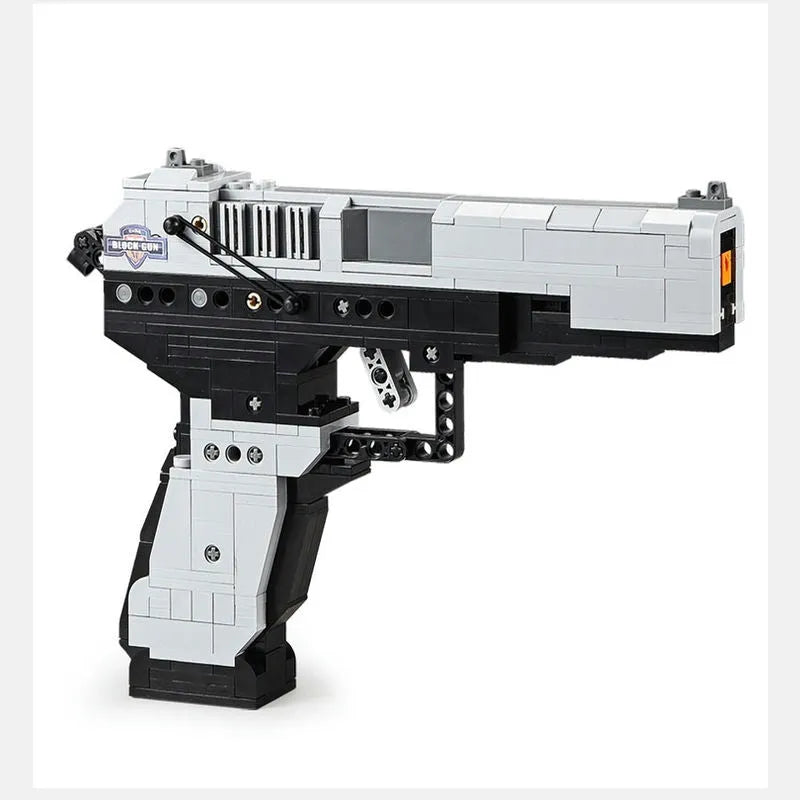 Building Blocks MOC Military Weapon SWAT Combat Pistol Gun Bricks Toys - 9