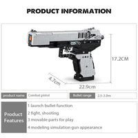 Thumbnail for Building Blocks MOC Military Weapon SWAT Combat Pistol Gun Bricks Toys Construction Set Toys - 10