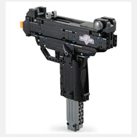 Thumbnail for Building Blocks MOC Military Weapon UZI SMG Gun Rifle Pistol Bricks Toy - 6