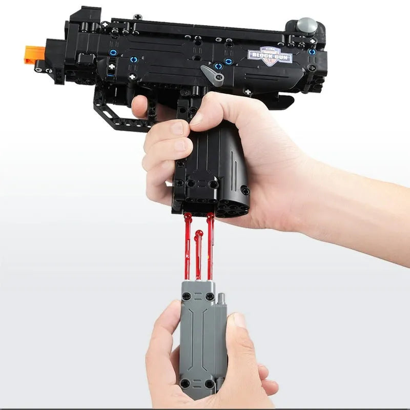 Building Blocks MOC Military Weapon UZI SMG Gun Rifle Pistol Bricks Toy - 12
