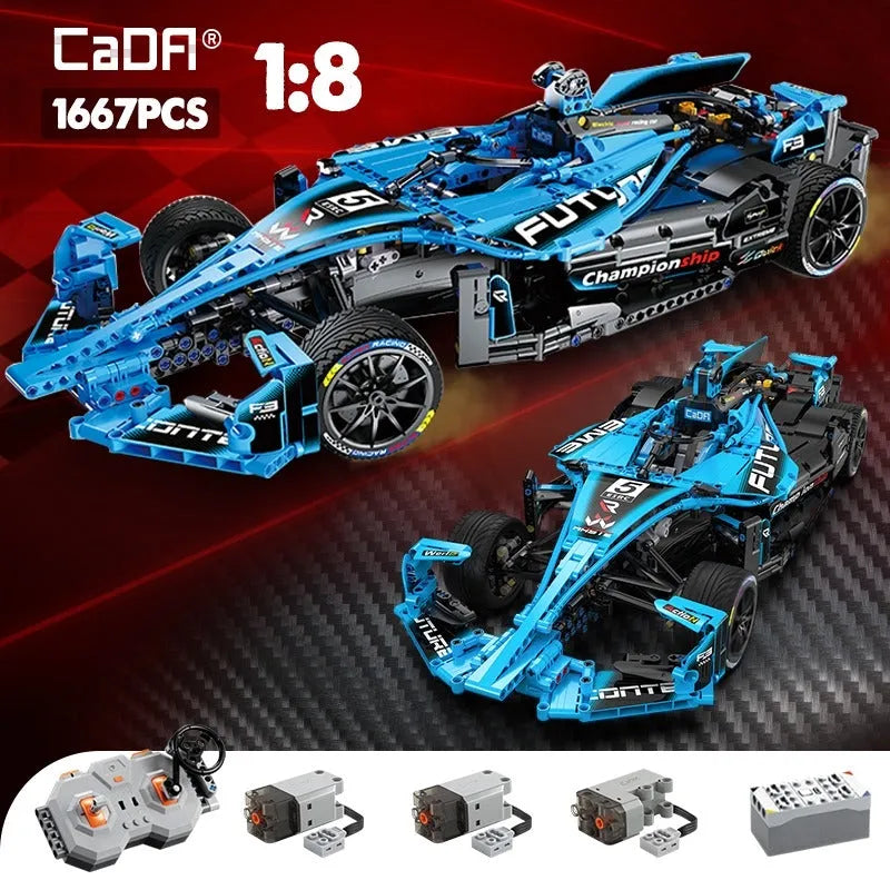 Building Blocks MOC RC Extreme Super Racing Car Bricks Toys Kids 64004 - 2
