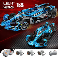 Thumbnail for Building Blocks MOC RC Extreme Super Racing Car Bricks Toys Kids 64004 - 2