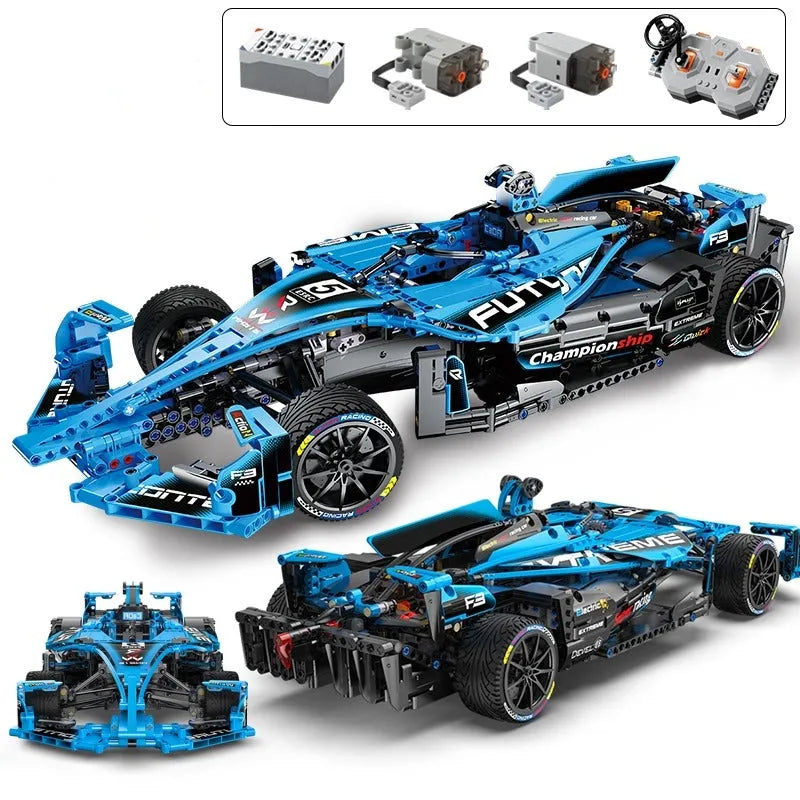 Building Blocks MOC RC Extreme Super Racing Car Bricks Toys Kids 64004 - 3