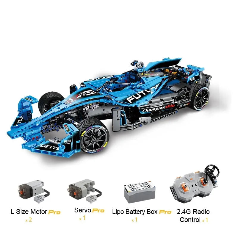 Building Blocks MOC RC Extreme Super Racing Car Bricks Toys Kids 64004 - 1
