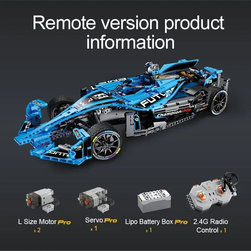 Building Blocks MOC RC Extreme Super Racing Car Bricks Toys Kids 64004 - 9