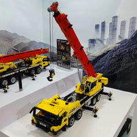Thumbnail for Building Blocks MOC RC Motorized Large Tech Mobile Crane Truck Bricks Toys - 9