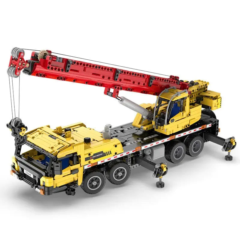 Building Blocks MOC RC Motorized Large Tech Mobile Crane Truck Bricks Toys - 1