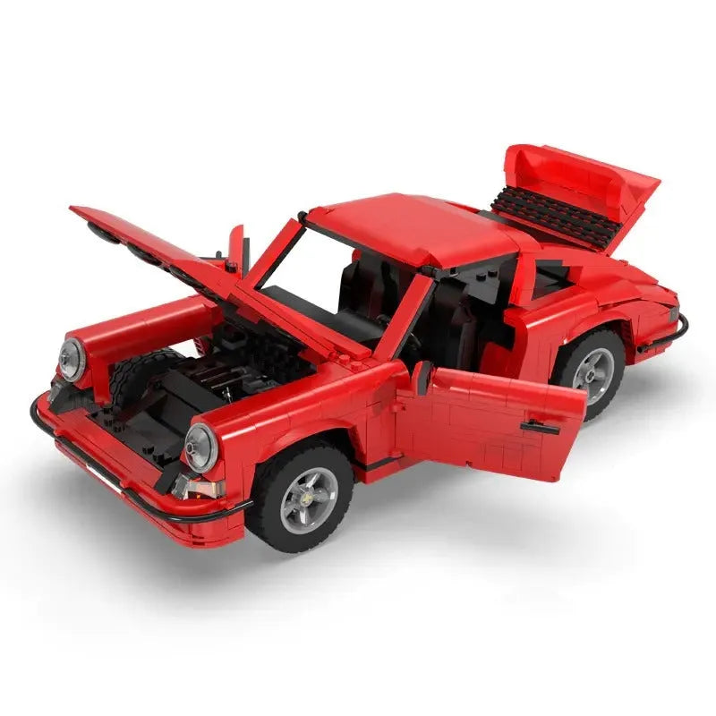 Building Blocks MOC RC Motorized Porsche 911 Classic Racing Car Bricks Toy C61045 Construction Set Toys - 6