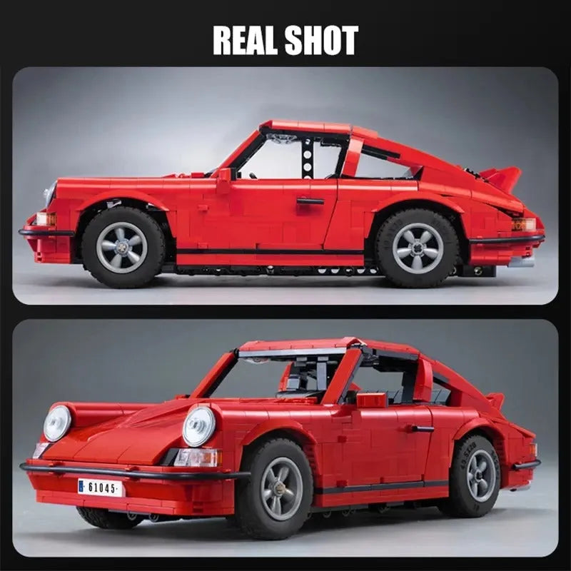 Building Blocks MOC RC Motorized Porsche 911 Classic Racing Car Bricks Toy C61045 Construction Set Toys - 9