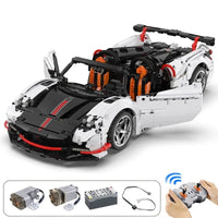 Thumbnail for Building Blocks MOC RC Super Sports Wings Car Bricks Toys C63002P - 1