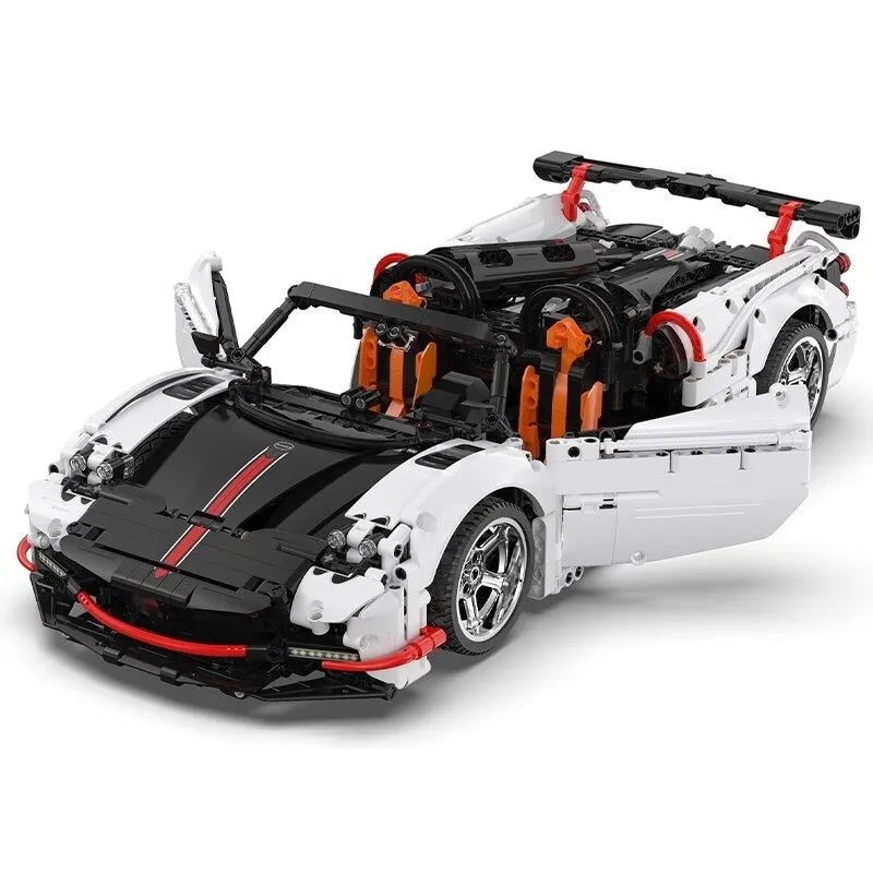 Building Blocks MOC RC Super Sports Wings Car Bricks Toys C63002P - 7