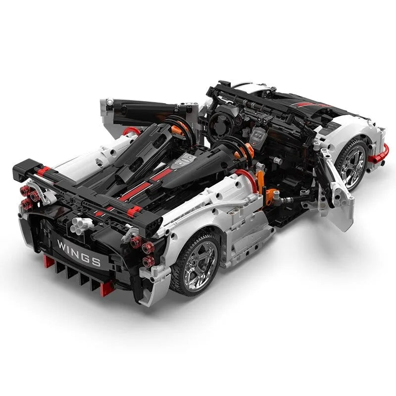Building Blocks MOC RC Super Sports Wings Car Bricks Toys C63002P - 6