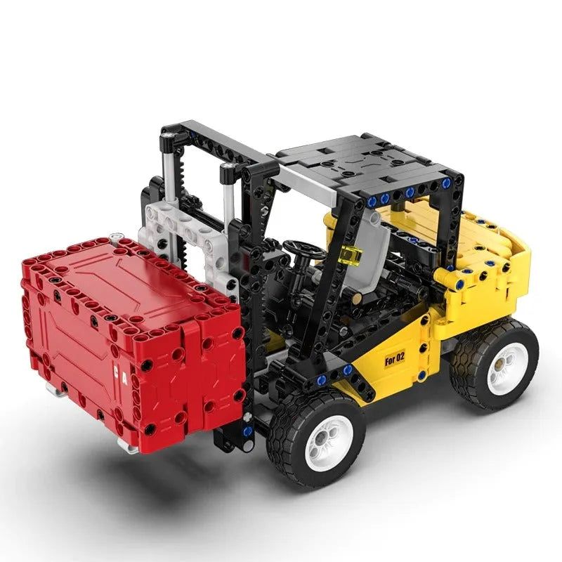 Building Blocks MOC Tech City Heavy Forklift Car Bricks Toys 65002 - 1
