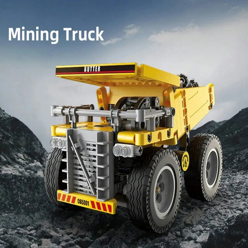 Building Blocks MOC Tech City Mining Truck Cars Bricks Toys C65001 - 2