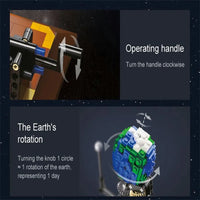 Thumbnail for Building Blocks MOC The Solar System Earth Sun Clock Bricks Toys - 22