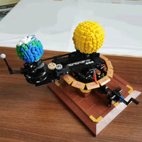 Thumbnail for Building Blocks MOC The Solar System Earth Sun Clock Bricks Toys Construction Set Toys - 9