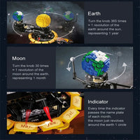 Thumbnail for Building Blocks MOC The Solar System Earth Sun Clock Bricks Toys - 23