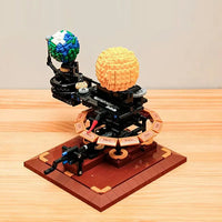 Thumbnail for Building Blocks MOC The Solar System Earth Sun Clock Bricks Toys - 6