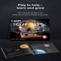 Thumbnail for Building Blocks MOC The Solar System Earth Sun Clock Bricks Toys - 24