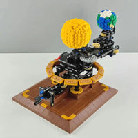 Thumbnail for Building Blocks MOC The Solar System Earth Sun Clock Bricks Toys - 14